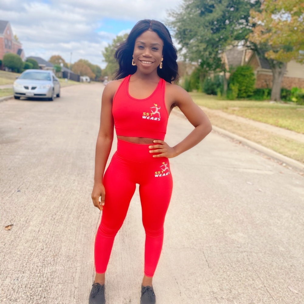 Brand New Yoga Sportswear Bra And Leggings Set